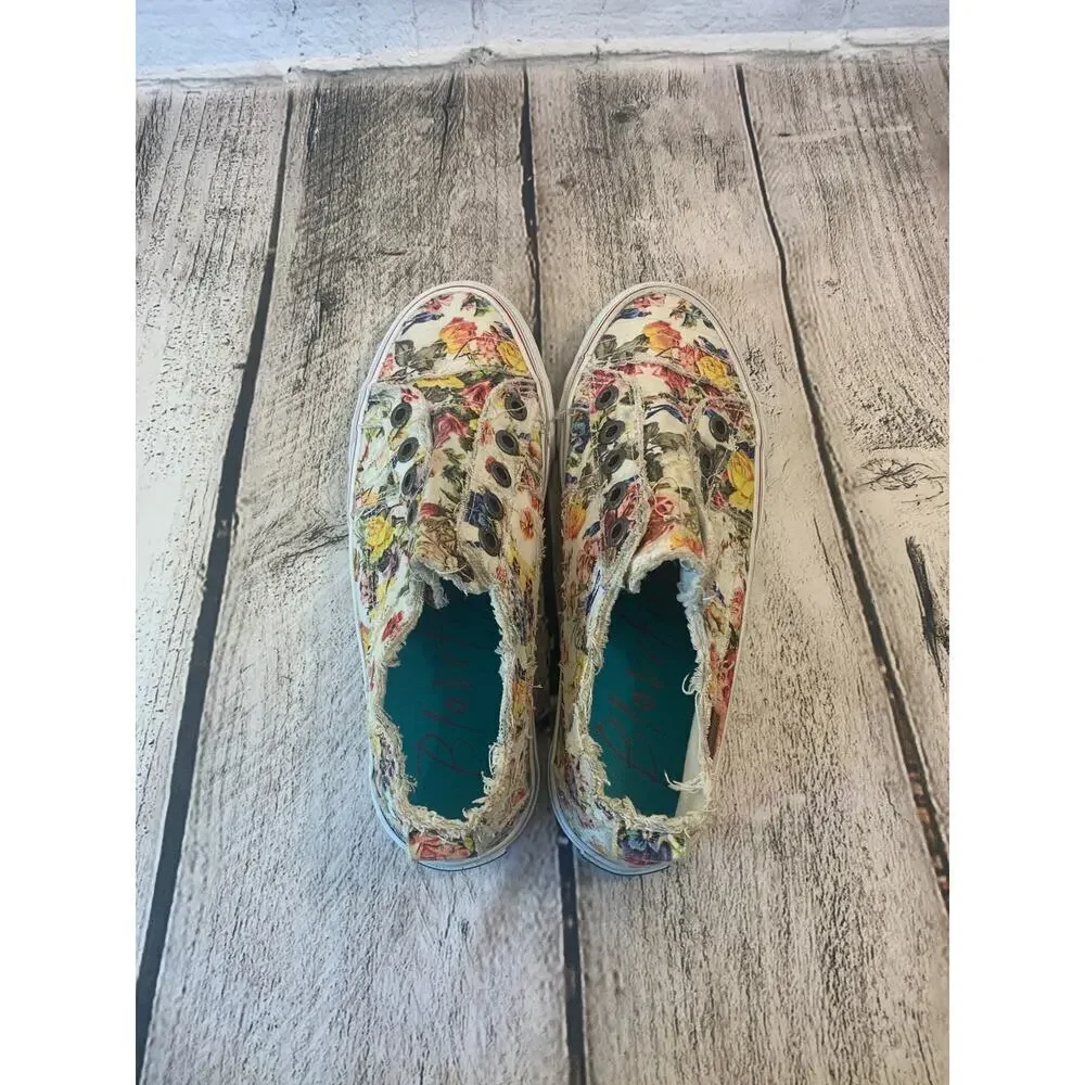 BLOWFISH Girl’s Malibu Play Flowerfest Casual Fashion Sneakers / Size: 6.5